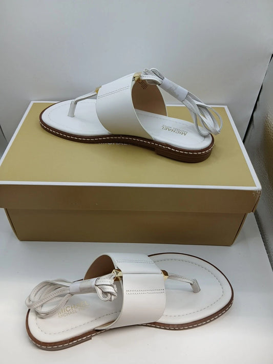 Michael Kors Marlon leather Optic White Womens size 5m