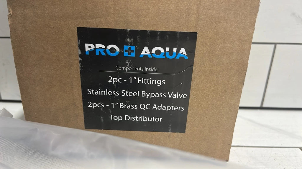 PRO+AQUA PRO-WELL-KIT Whole House Well Water Filtration DIGITAL VALVE New OB