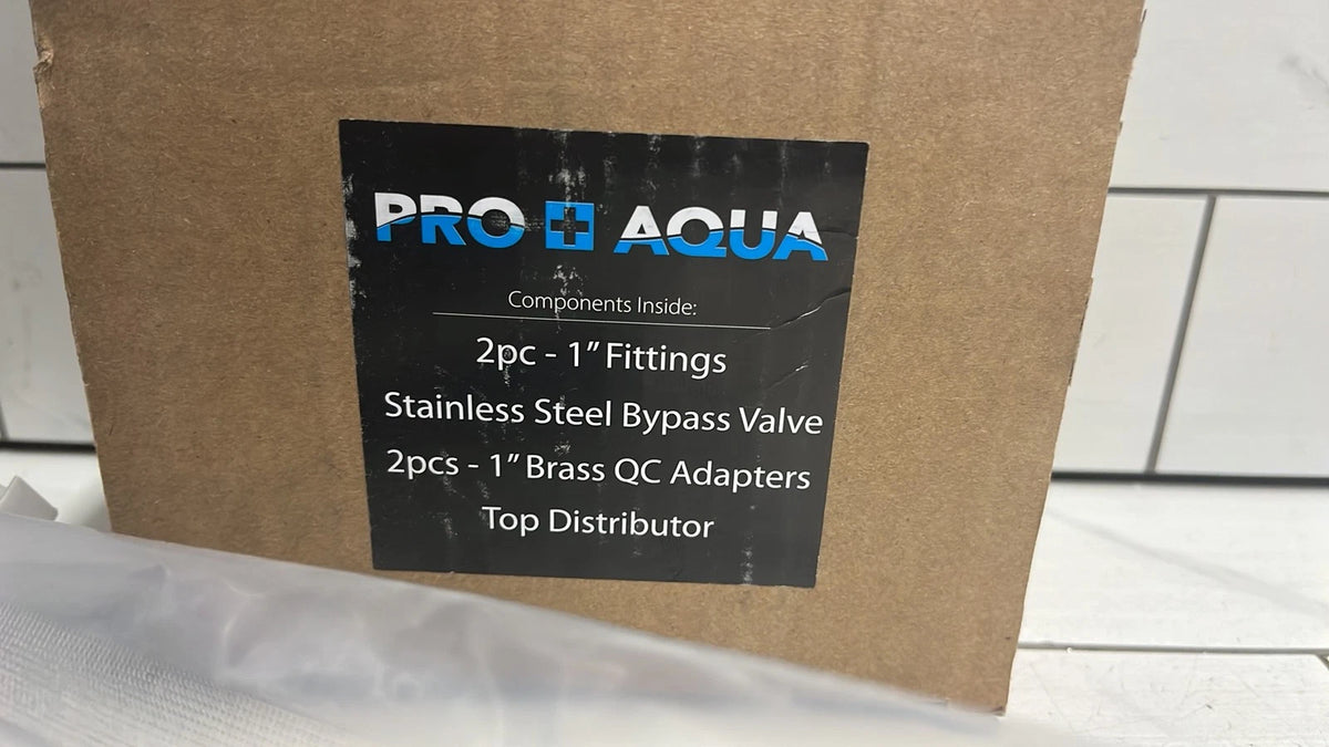 PRO+AQUA PRO-WELL-KIT Whole House Well Water Filtration DIGITAL VALVE New OB