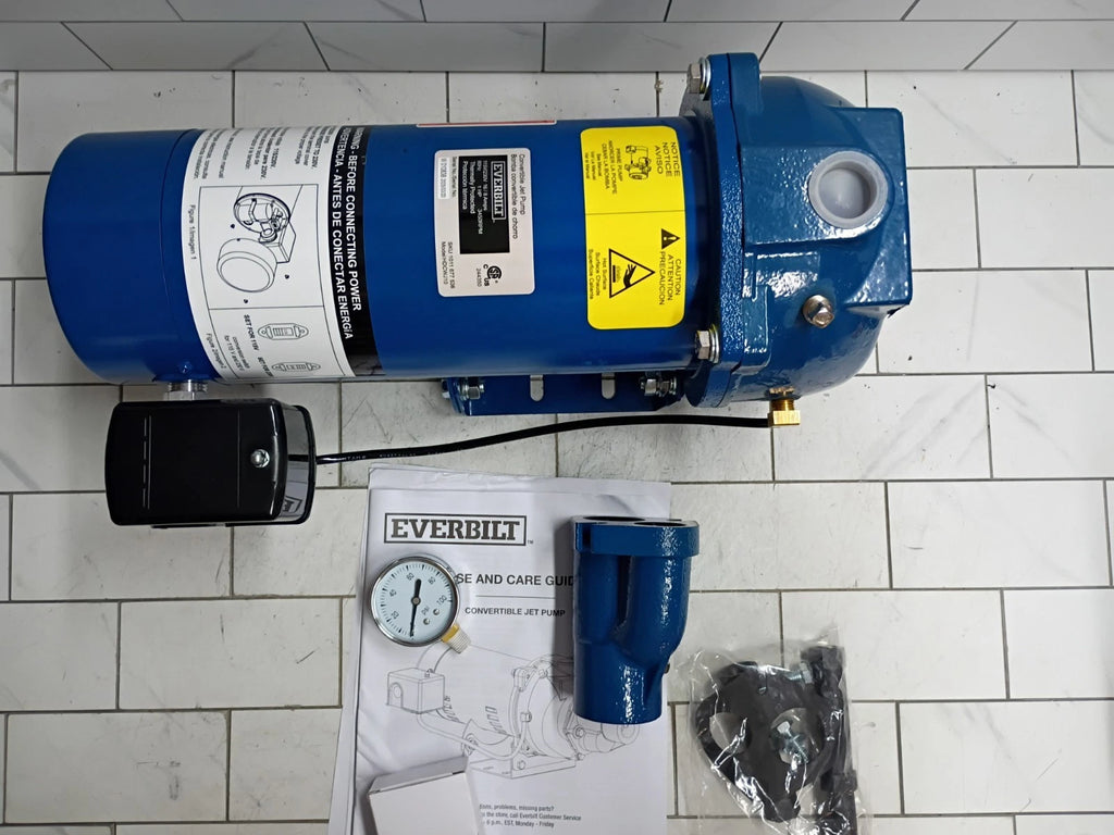 Everbilt HDCWJ10 1 HP Professional Convertible Jet Pump NEW OPEN BOX