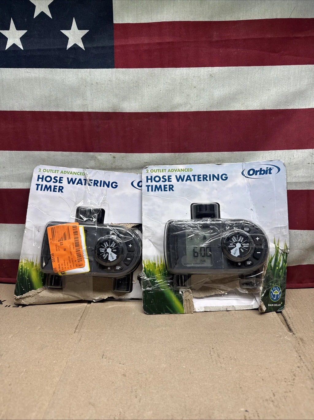 2 Pack Orbit 56544 2-Outlet Hose Faucet Timer Advanced