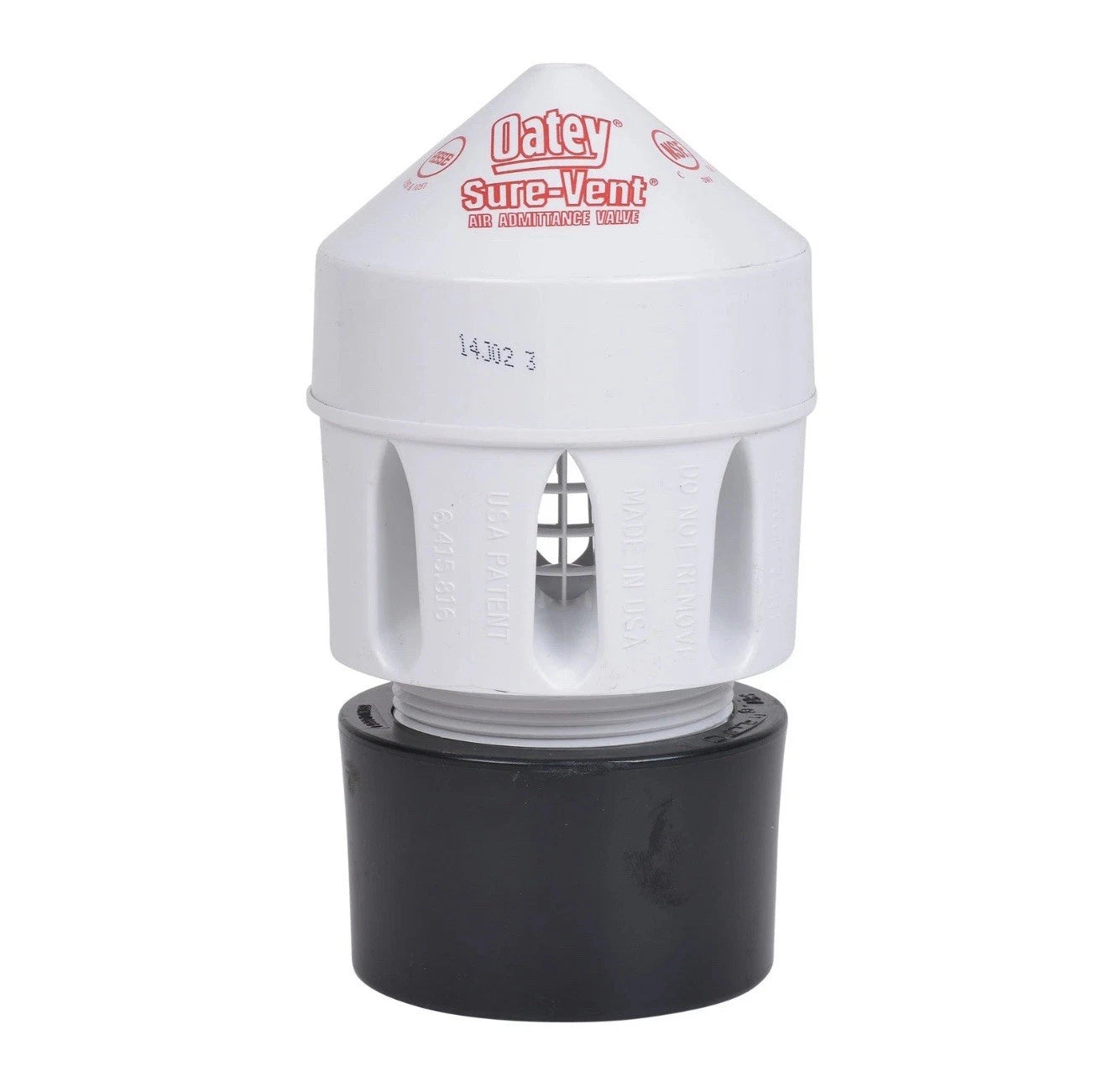 Oatey 39221 160/72 DFU Studer Vent Air Admittance Valve 2” MIPT W/ ABS Fem Adapt