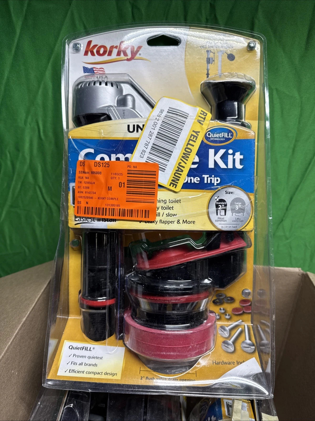 LOT OF 4 Lavelle Platinum Toilet Kit 4010MP