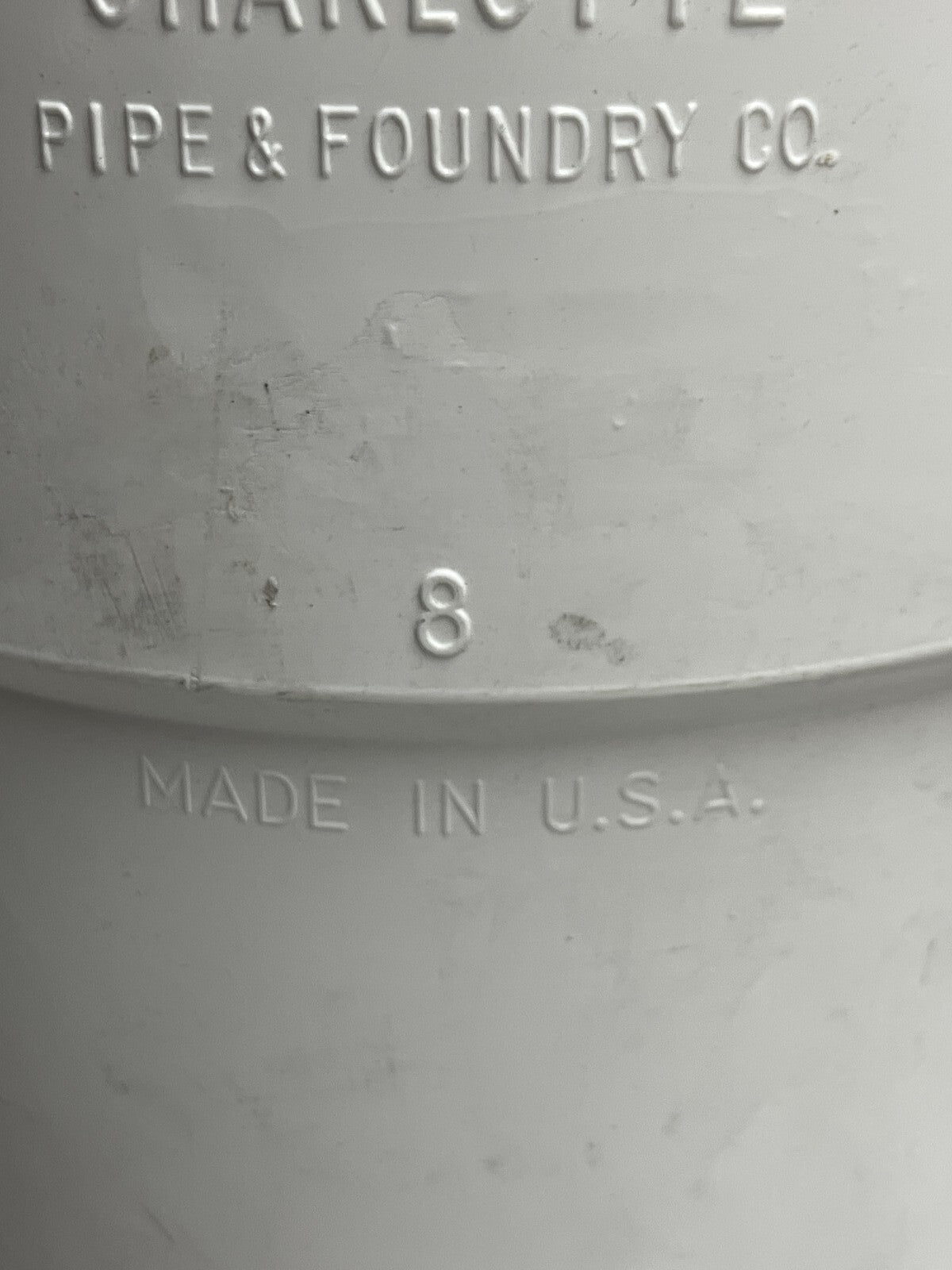 Charlotte Pipe PVC 00601 2800 8 in. x 8 in. x 4 in. PVC DWV Wye Reducing Fitting