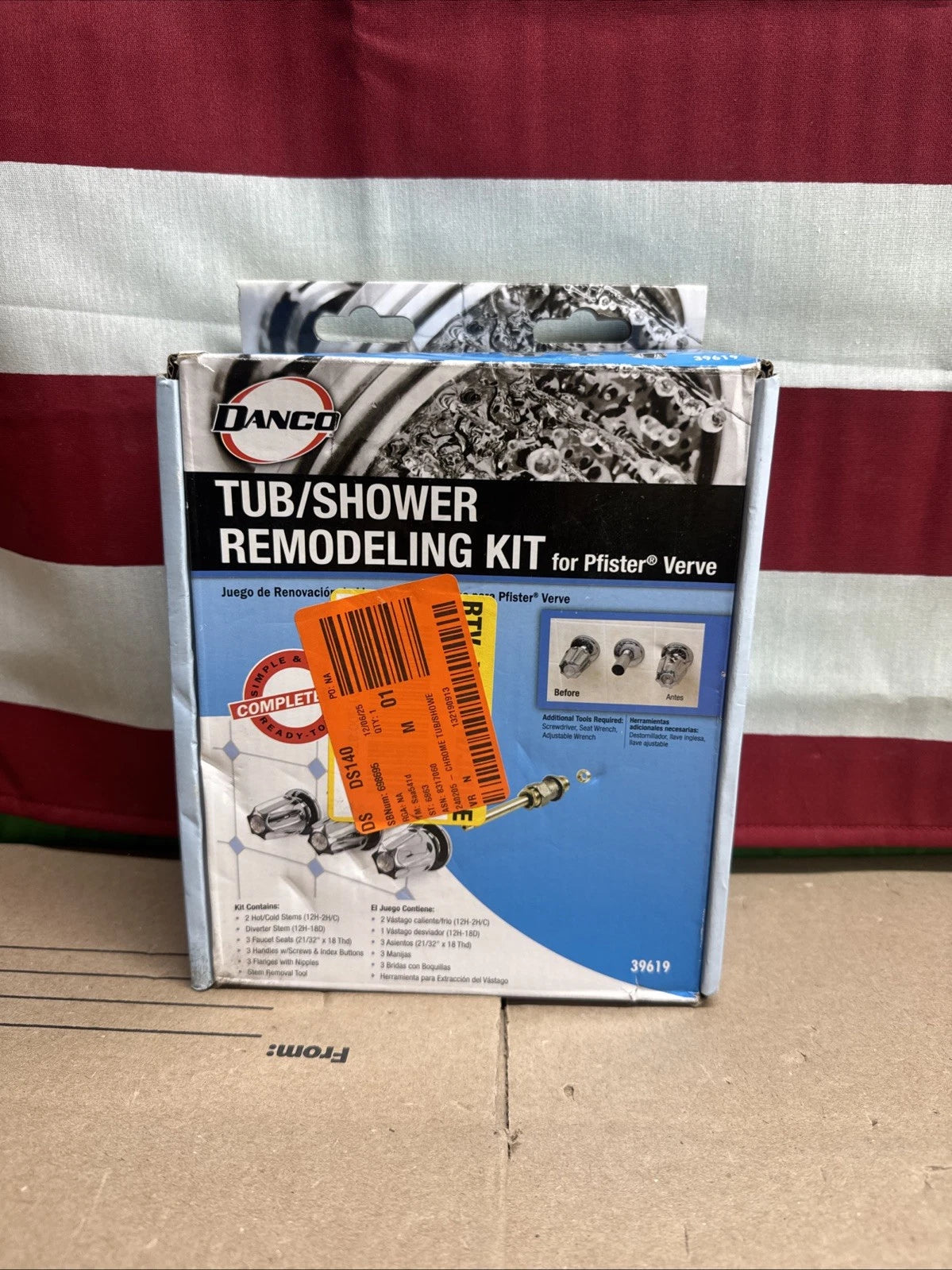 NEW OB Tub/Shower Remodeling Kit for Pfister Verve - CHROME - 39619 (ob)