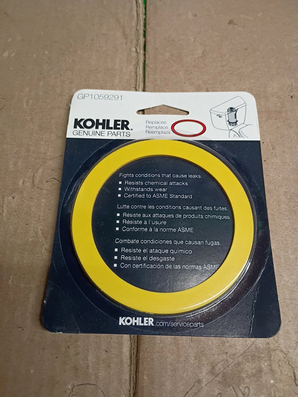 Lot of 4 Genuine Kohler Canister Seal GP1059291 for Toilet