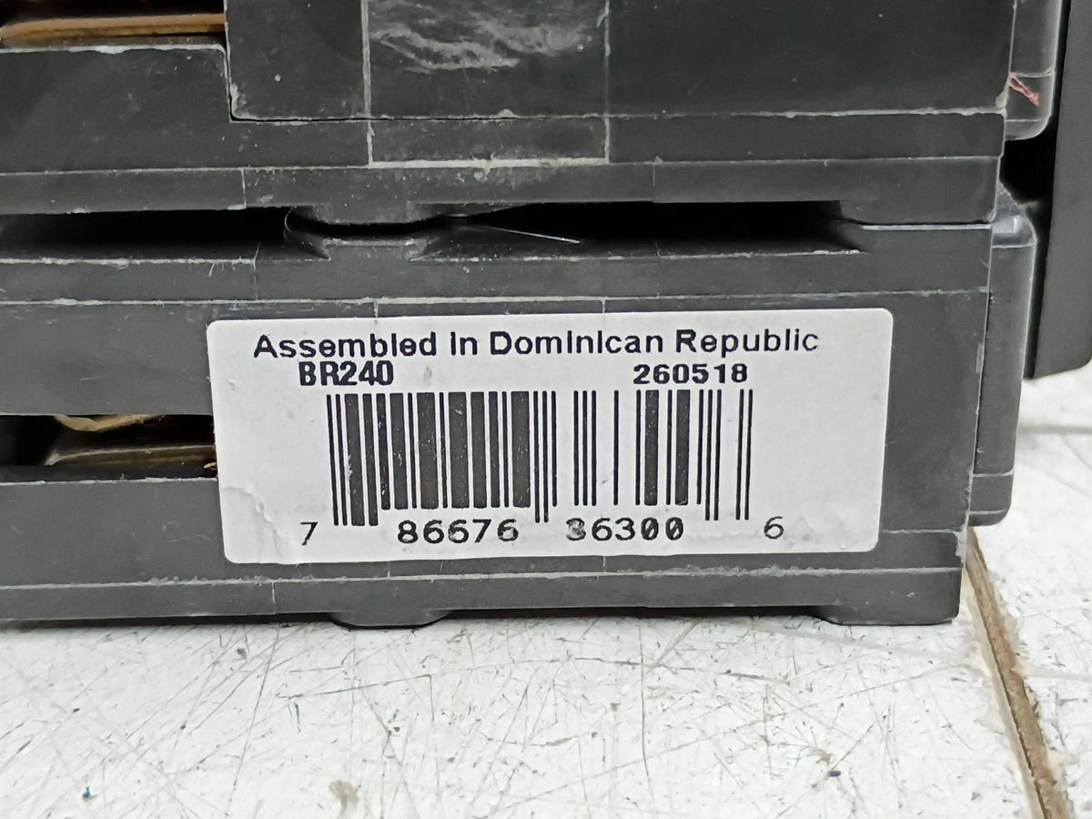 (3 Pack) Eaton BR240, 40 Amp Circuit Breaker Plug-In - 40 Amp - 2 Pole - 240v OB