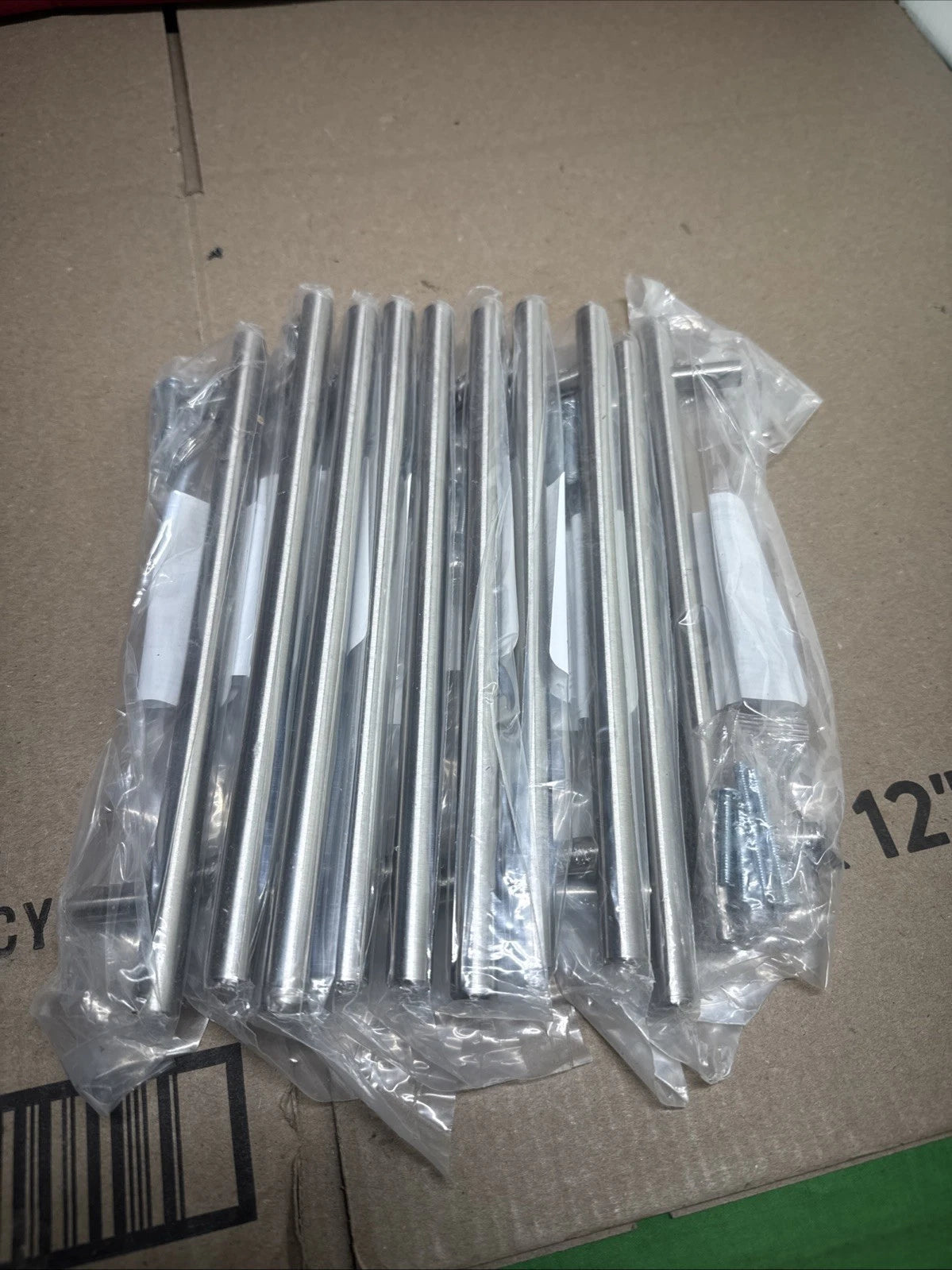 NEW Amerock 10BX1178G10 Bar Pulls 7in 178 mm Satin Nickel Drawer Handle 10 Pack