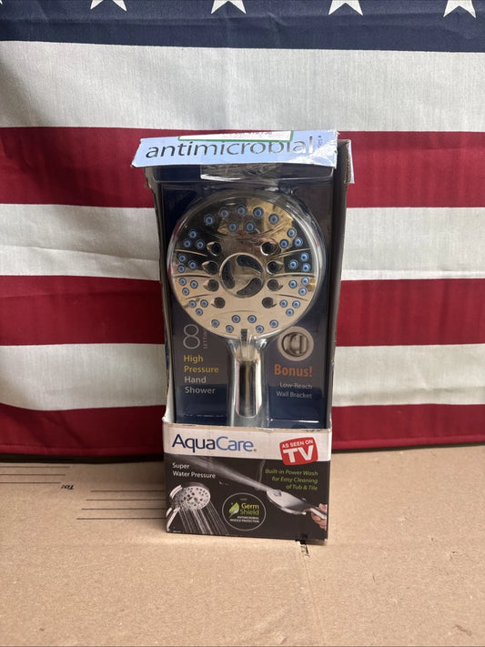8-Spray Patterns 4.5 in. Wall Dual Shower Head As Seen On TV.