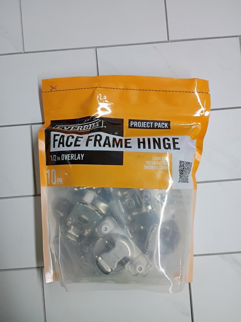 3pk Of 10 Everbilt 12252 Face Frames 35mm 105-Degree 1/2" Over Lay New (Sealed)