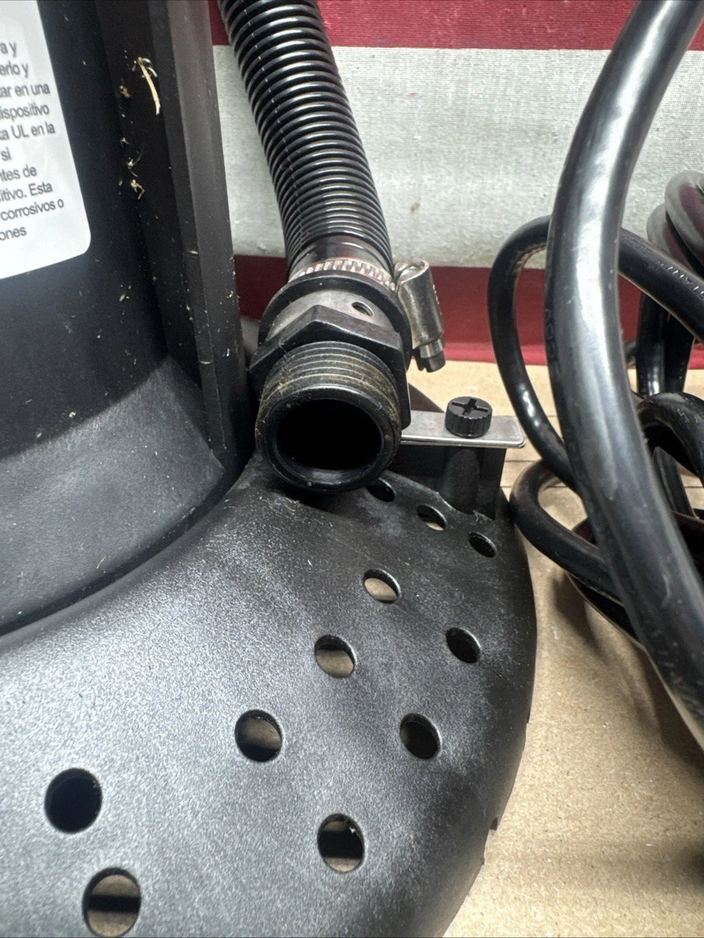 Everbilt 1/4 hp Submersible Pool Cover Pump Open Box