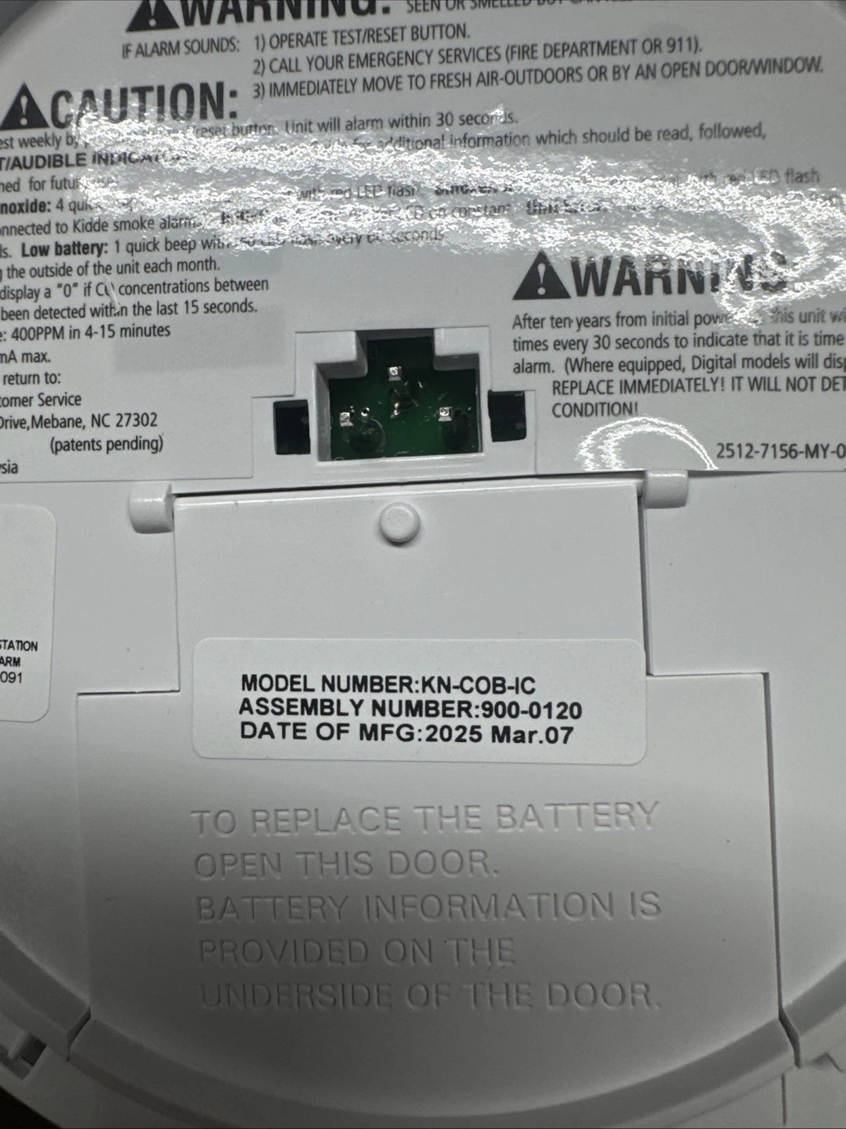 2PK KiddeFireX Hardwired Carbon Monoxide Detector w/ LED Light, Interconnectable
