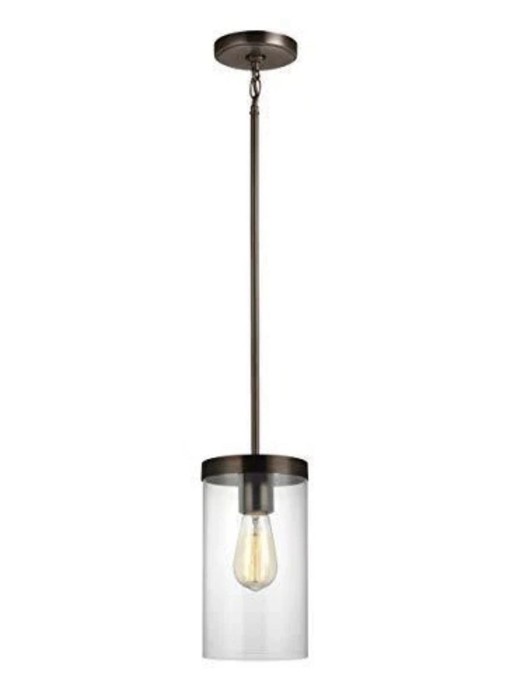 Sea Gull Lighting 6590301-778 Zire One Pendant Hanging Modern Light Fixture, ...