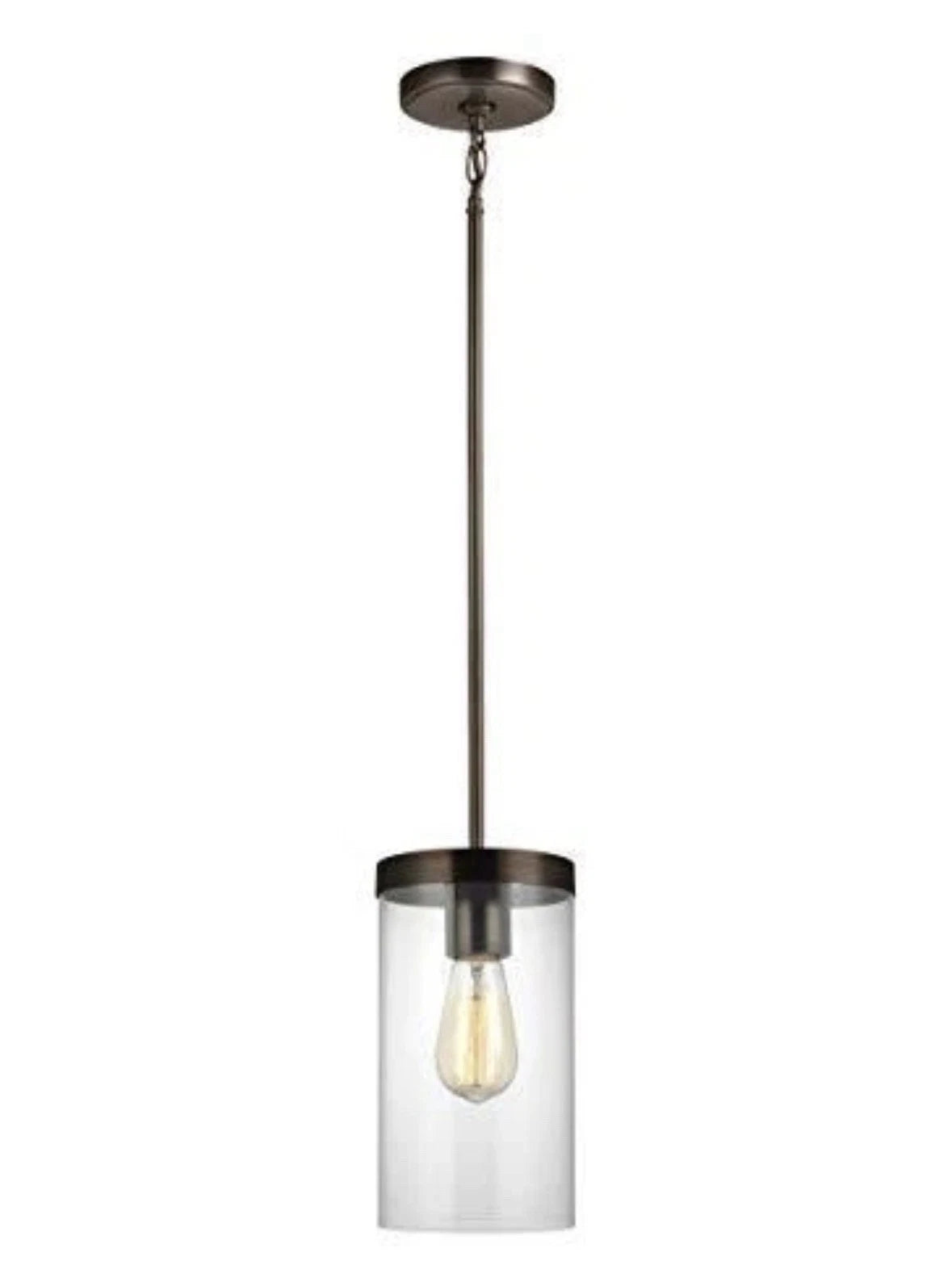 Sea Gull Lighting 6590301-778 Zire One Pendant Hanging Modern Light Fixture, ...