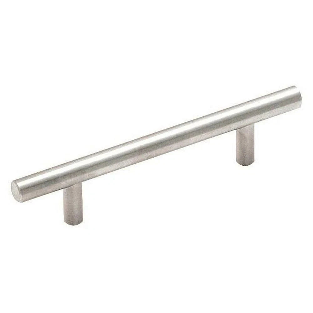 LOT OF 25 Amerock BP19011CSG9 Bar Pulls 3-3/4" (96 mm) Sterling Nickel