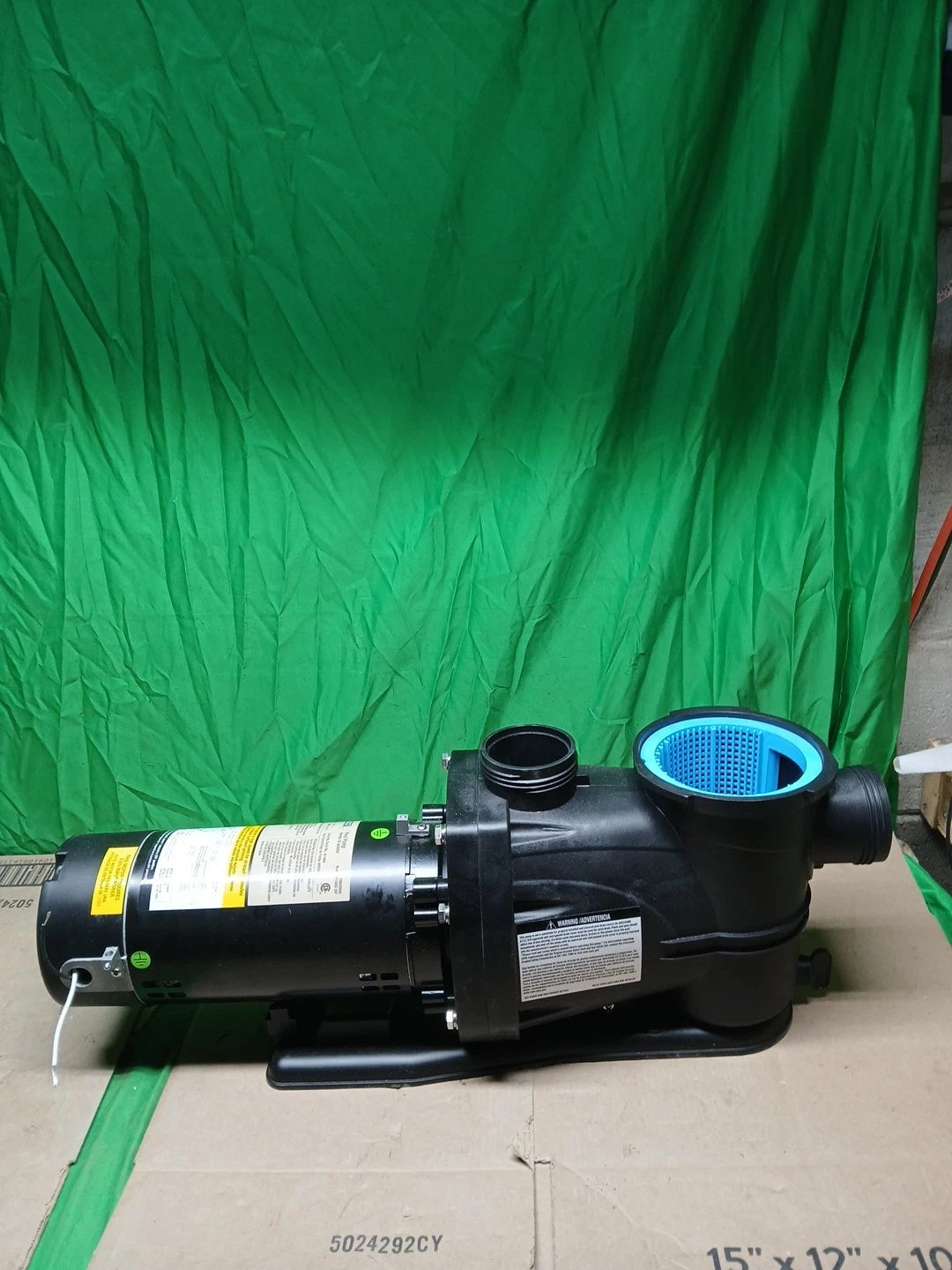 Everbilt 1.5 HP 2-Speed Pool Pump 230-Volt SPP15002-2SP NEW open Box-