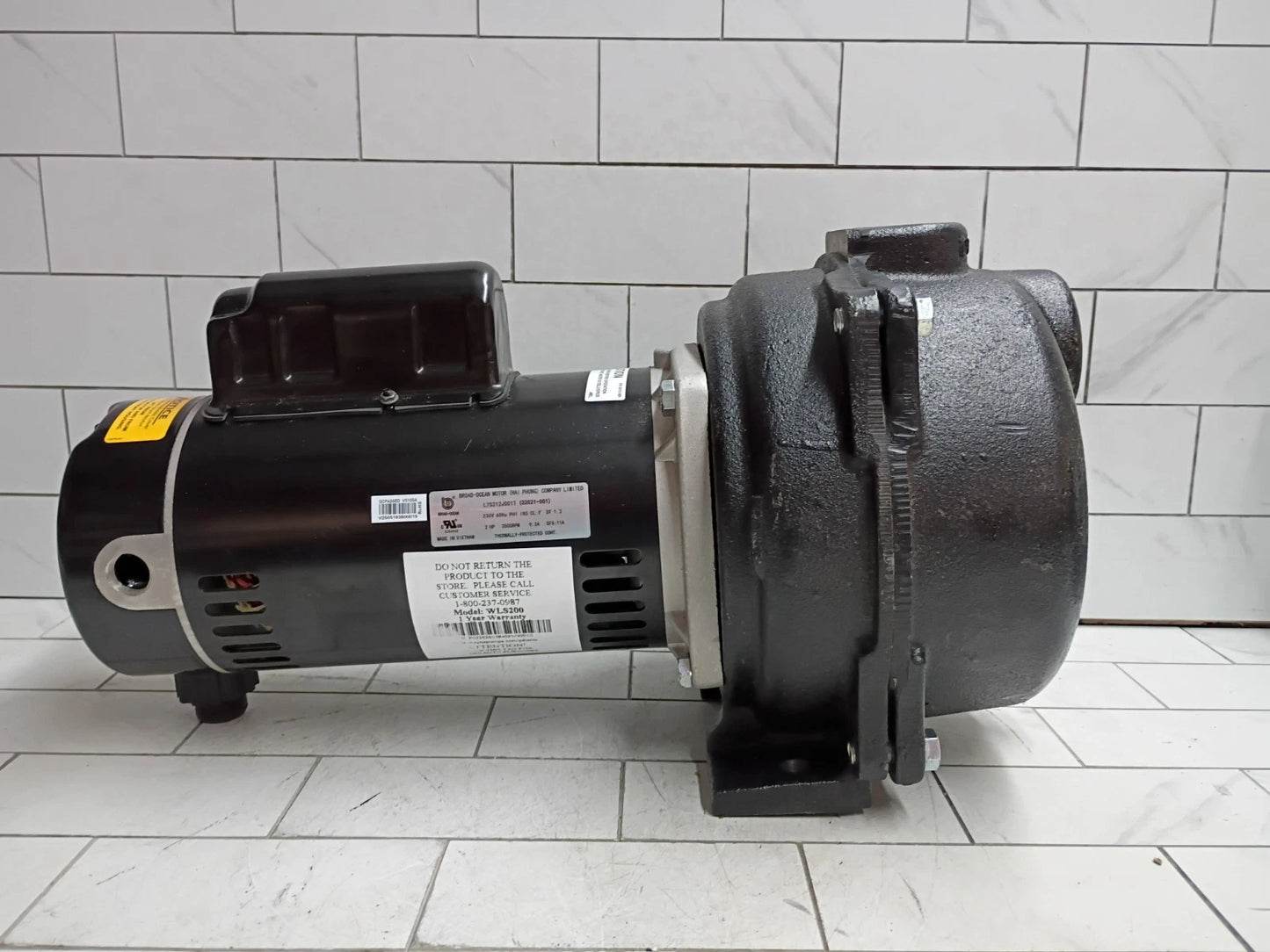 Wayne WLS200 2 HP Permanent Lawn Irrigation CST Iron Sprinkler Pump Open Box,