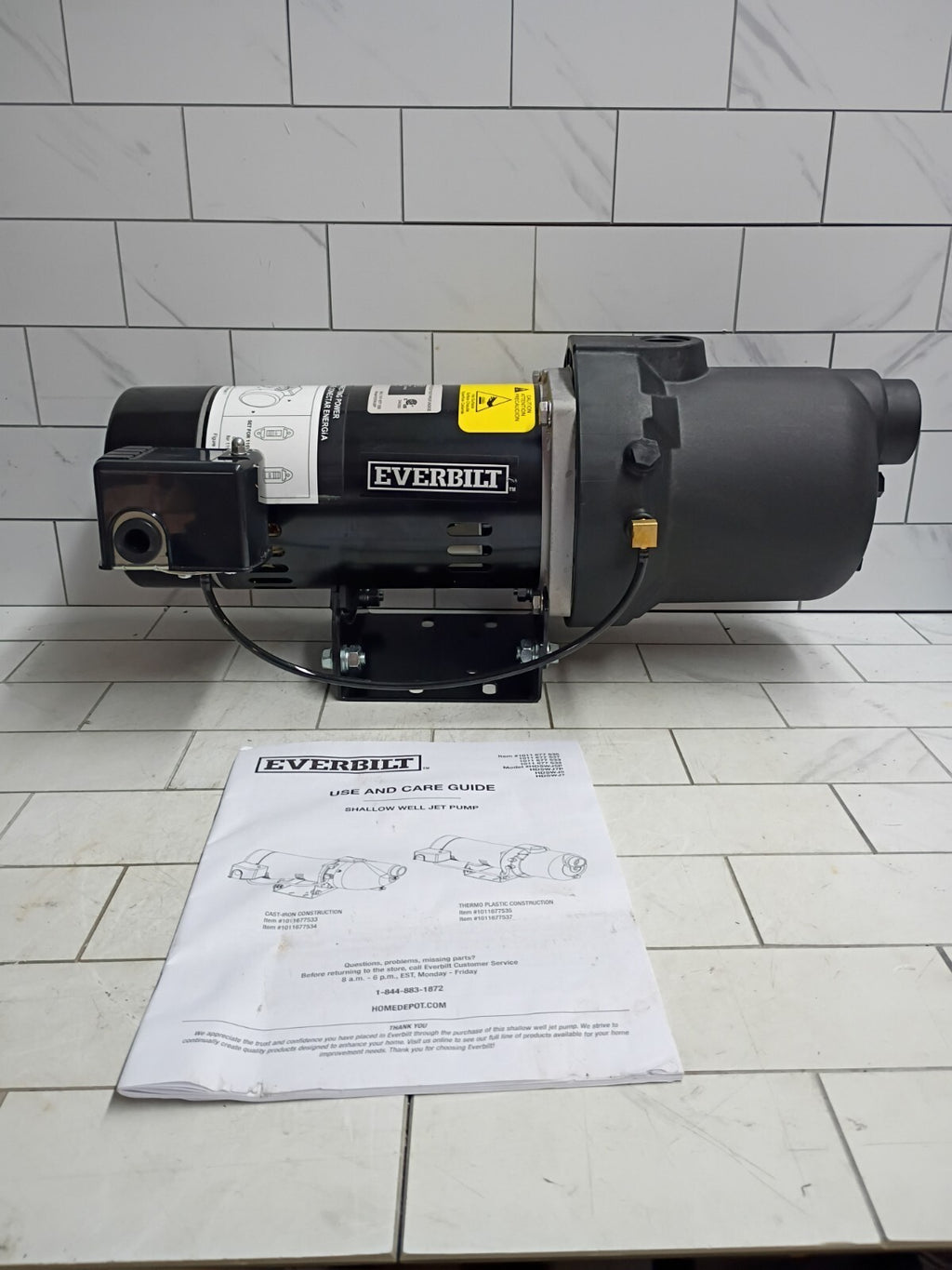 Everbilt HDSWJ5P 1/2 HP Plastic Shallow Well Jet Pump Parts