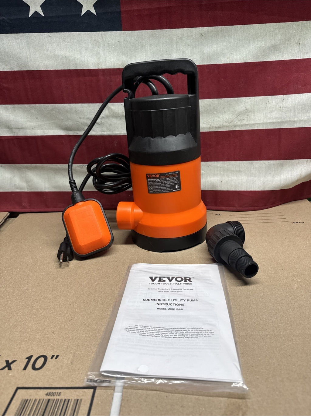 Submersible Utility Pump ZXQ1100-B
