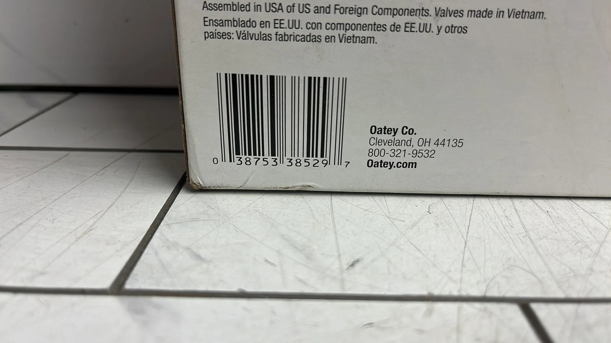 QTY of 2 Oatey 38529 Washing Machine Outlet Box 1/2 sweat Connection Brass
