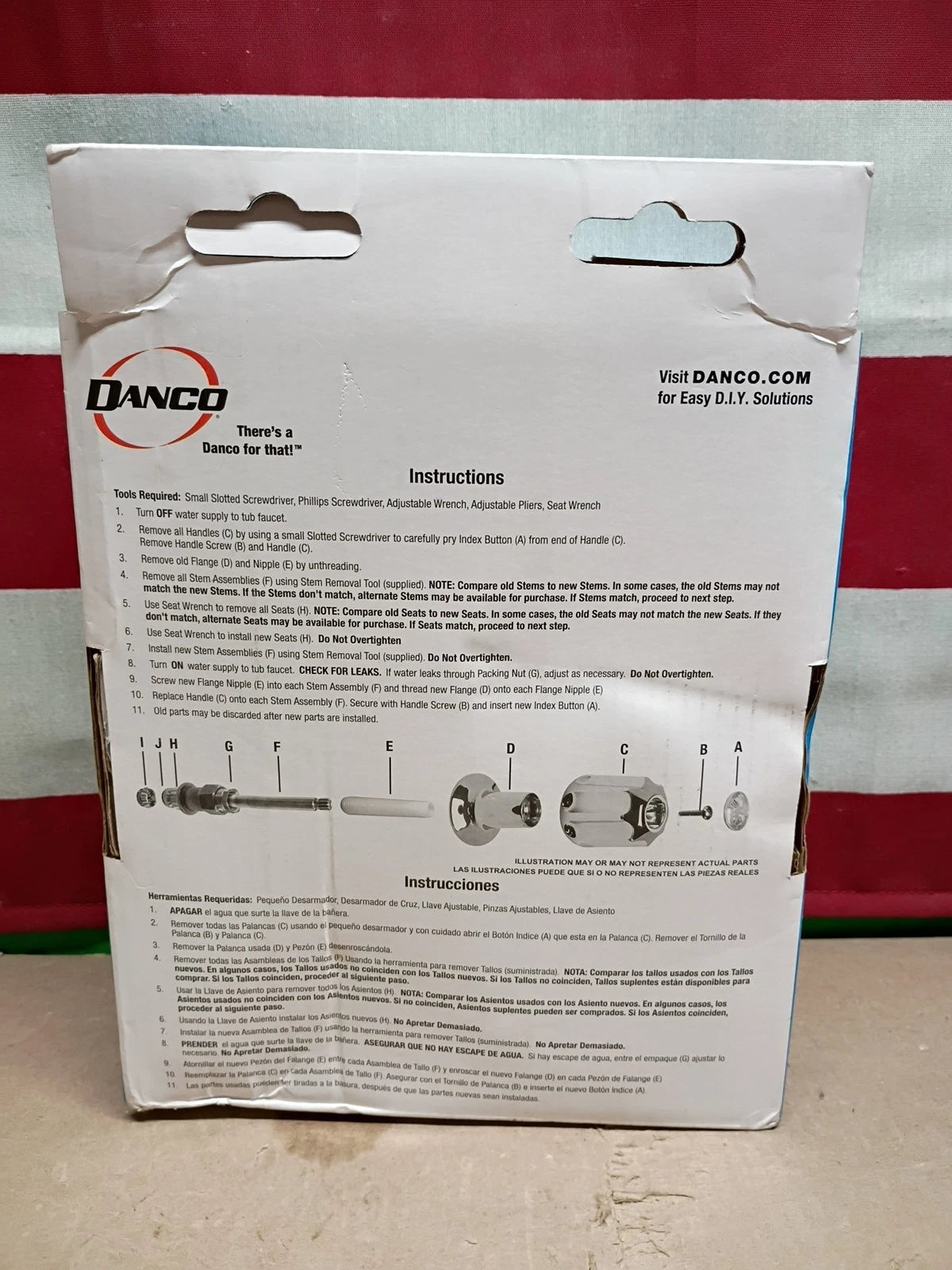 Danco 39630 Tub Shower Remodel Kit For Pfister. NEW - OPEN BOX Complete Set