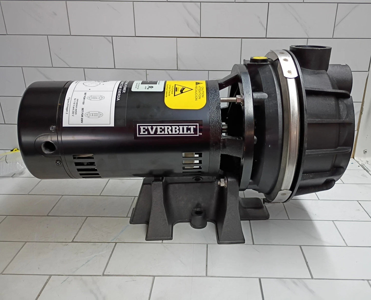 Everbilt HDLS15P Lawn Irrigation Pump Plastic 1-1/2HP 52-GPM, OPEN BOX