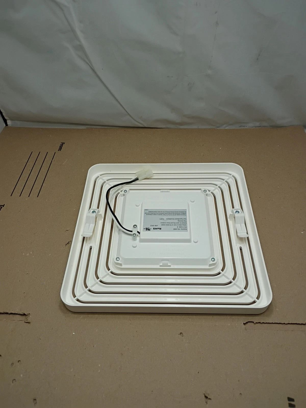 Broan-NuTone BENL5 Roomside Series, White, 50 CFM, Bathroom Exhaust Fan New OB