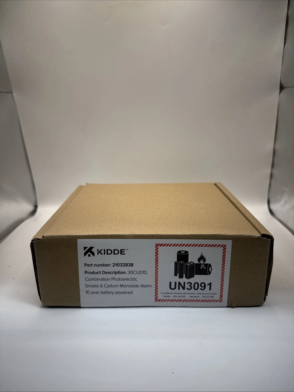 Kidde Smoke & CO Detector, 10-Year Battery, LED Warning Indicators 30CUD10!
