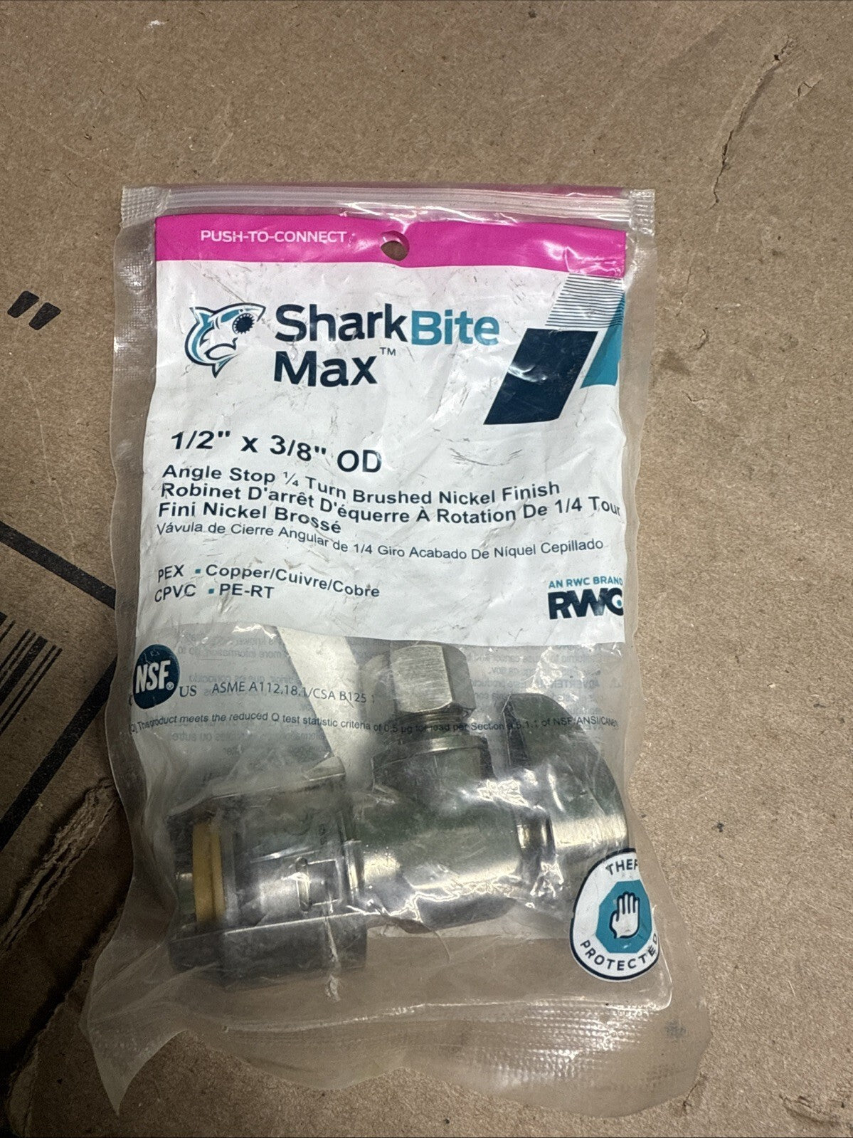 SharkBite Max 1/2” Angle Stops LOT OF ASSORTED STOPS READ DISCRIPTION