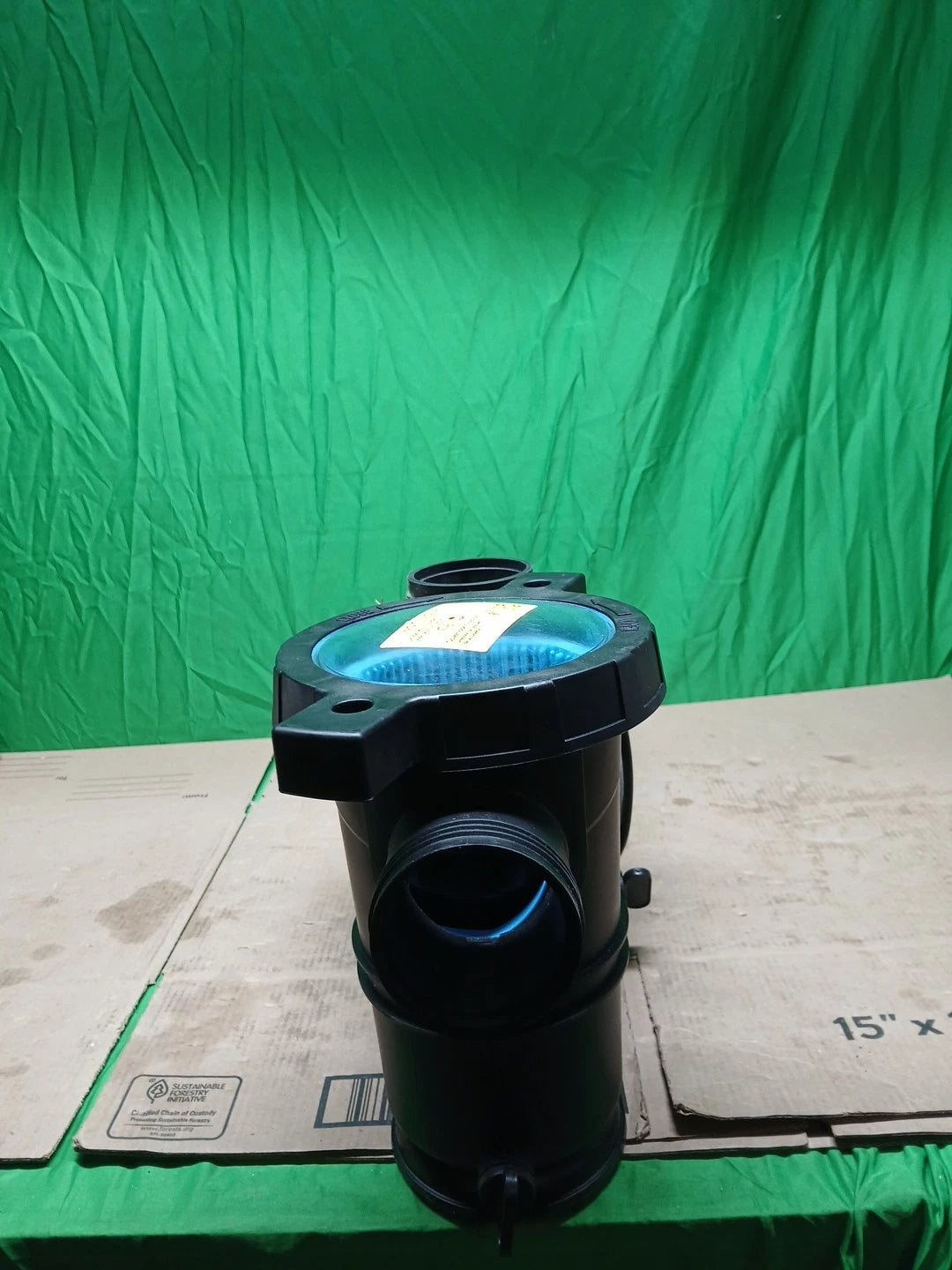Everbilt Pool Pump Fan-Cooled Motor 1.5 HP 230V Has Unions..