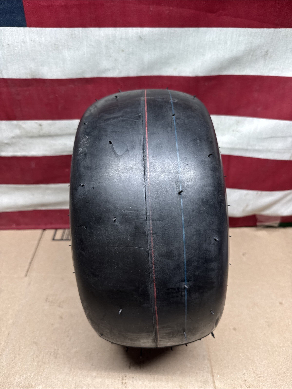 CARLSTAR 13X6.50-6NHS Smooth Tire 13x6.50-6NHS 4-Ply Black W/ Wheel In Black