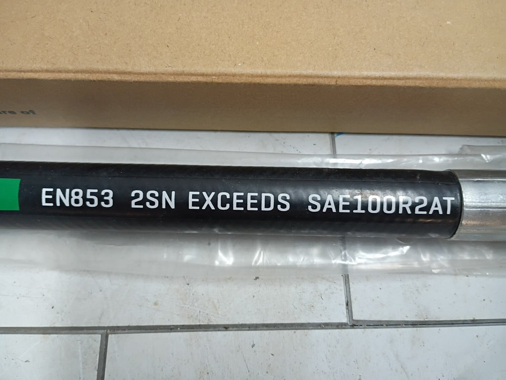 Haichy HC-FLEX 3/8" Hydraulic Hose Swivel 24" L w Female JIC x Female JIC, OB