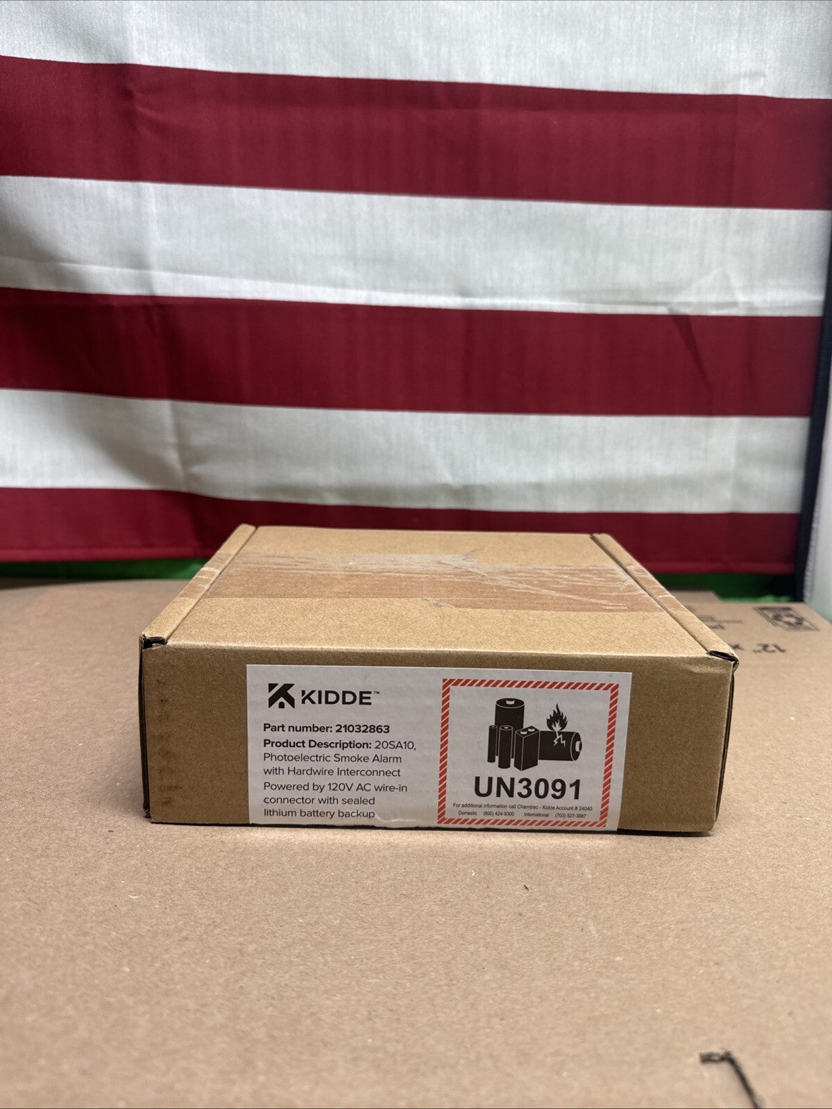 Kidde 20SA10 Hardwired Smoke Detector, 10-Year Battery, Interconnectable
