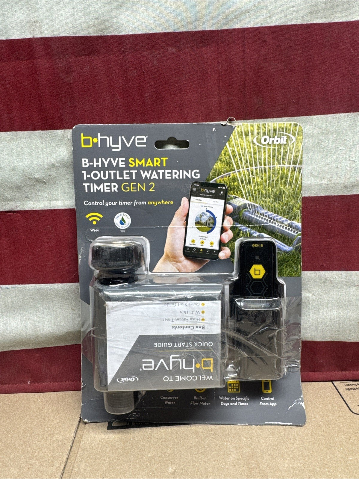 Orbit B-Hyve Gen 2 Smart Hose Faucet Timer w/ Wi-Fi Hub 21204