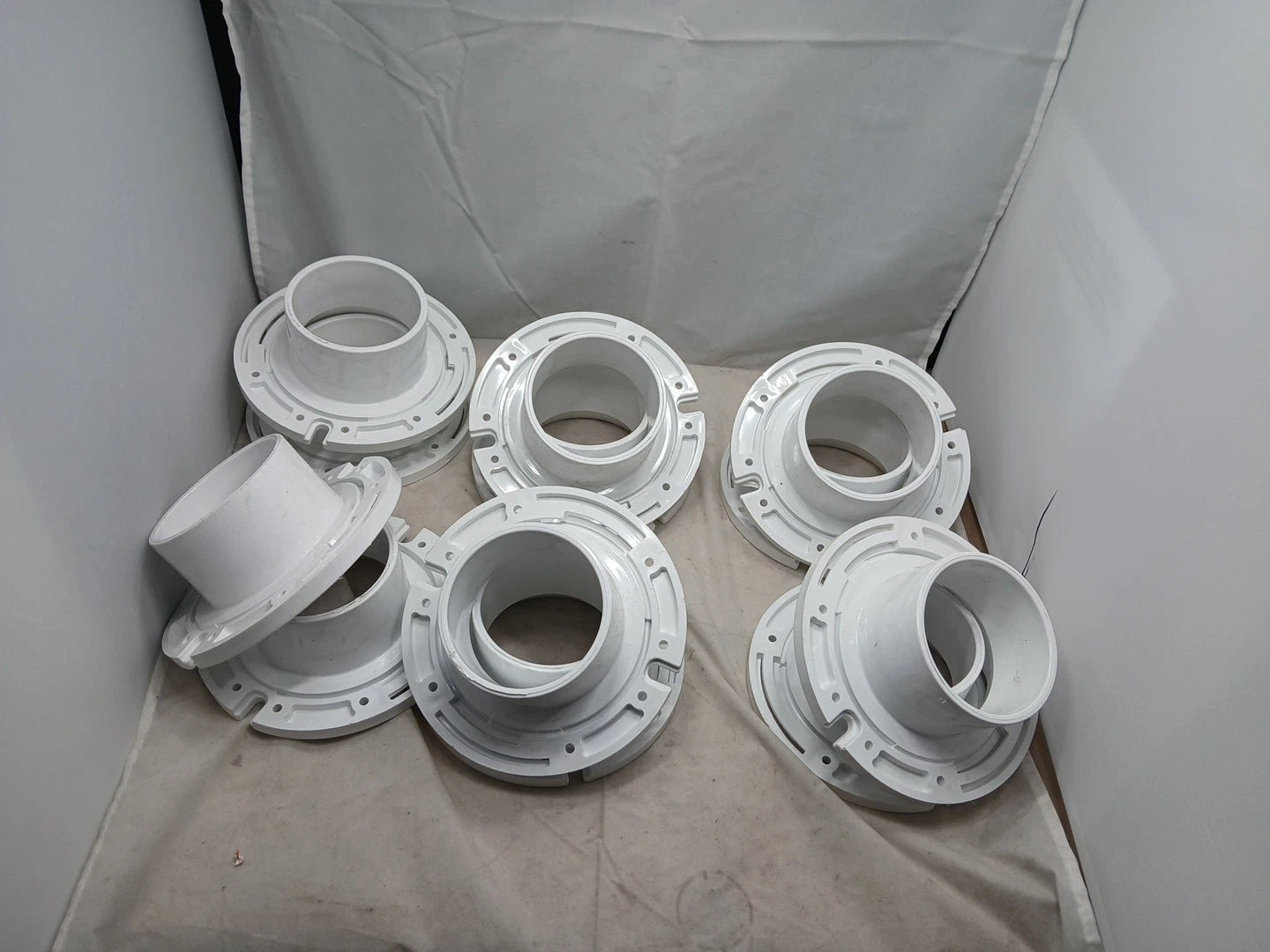 12- PK Oatey 3x4 Pvc Toilet Flange New OB