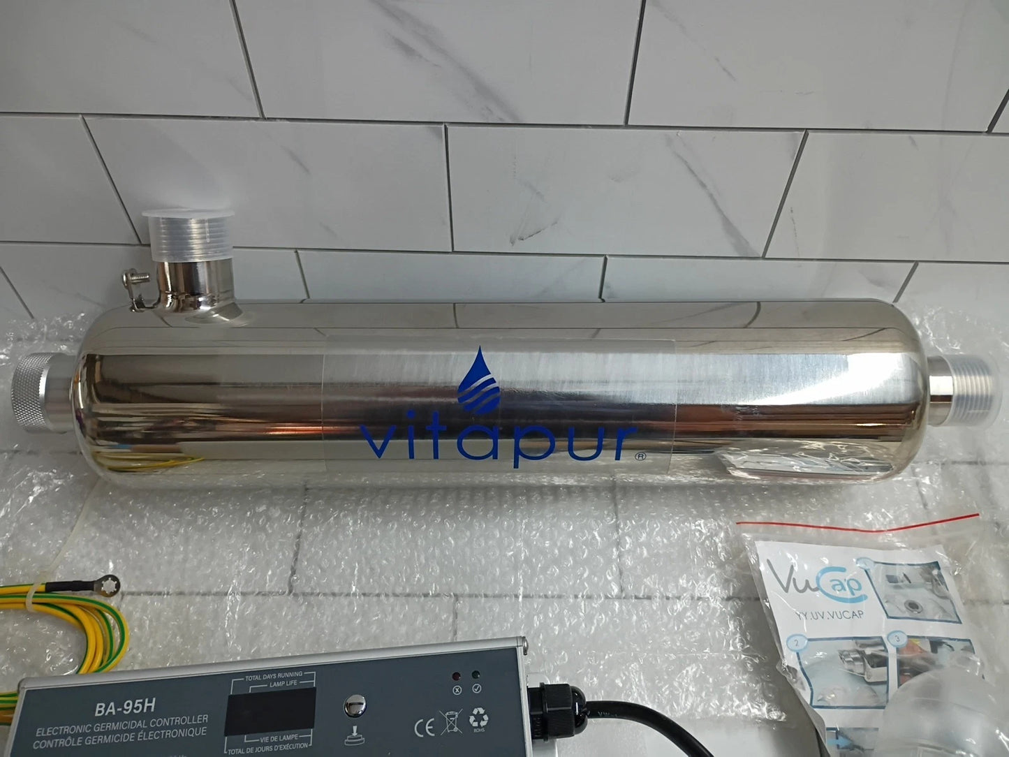 Vitapur Whole Home Ultraviolet Water Disinfection System 15gpm V15UV New OB