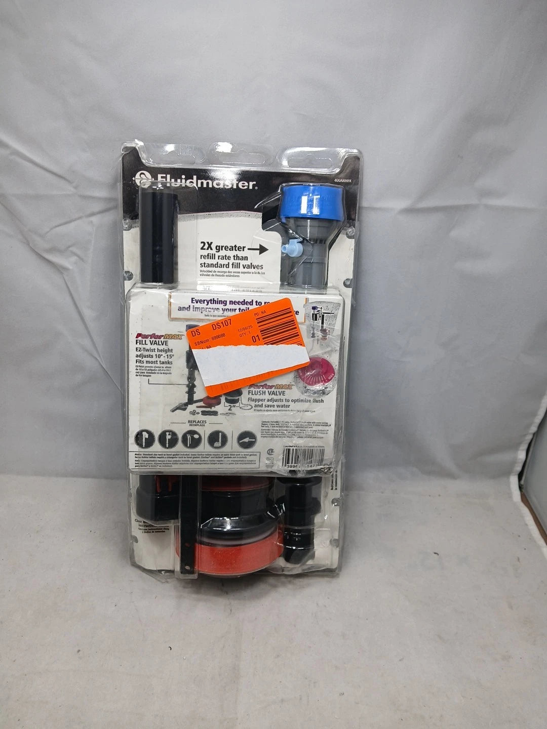 LOT OF 9 Fluidmaster Universal Complete Toilet Rebuild Repair Kit 10" H 400ARHRK