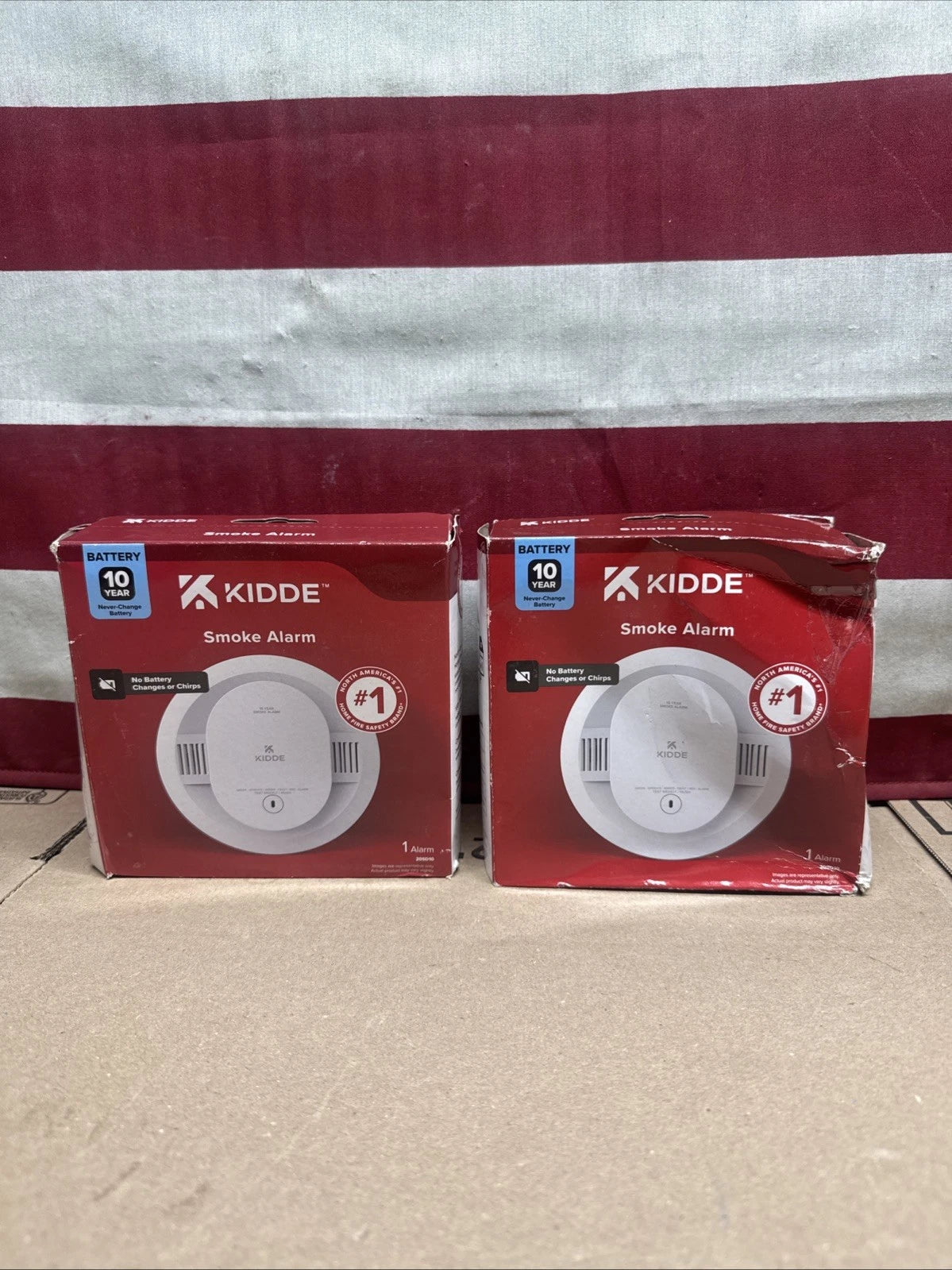 Kidde 20SD10 10-Year Battery Powered Detect Smoke Alarm w/ Photoelectric Sensor