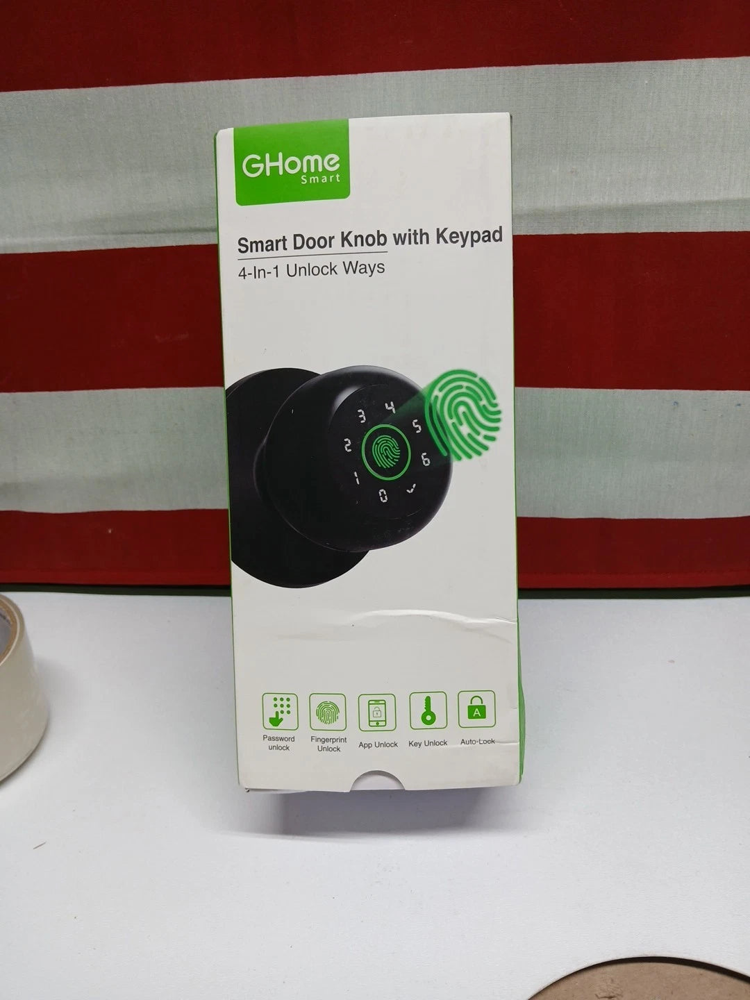 GHome 4 in 1 Smart Door Knob with Keypad K10PRO