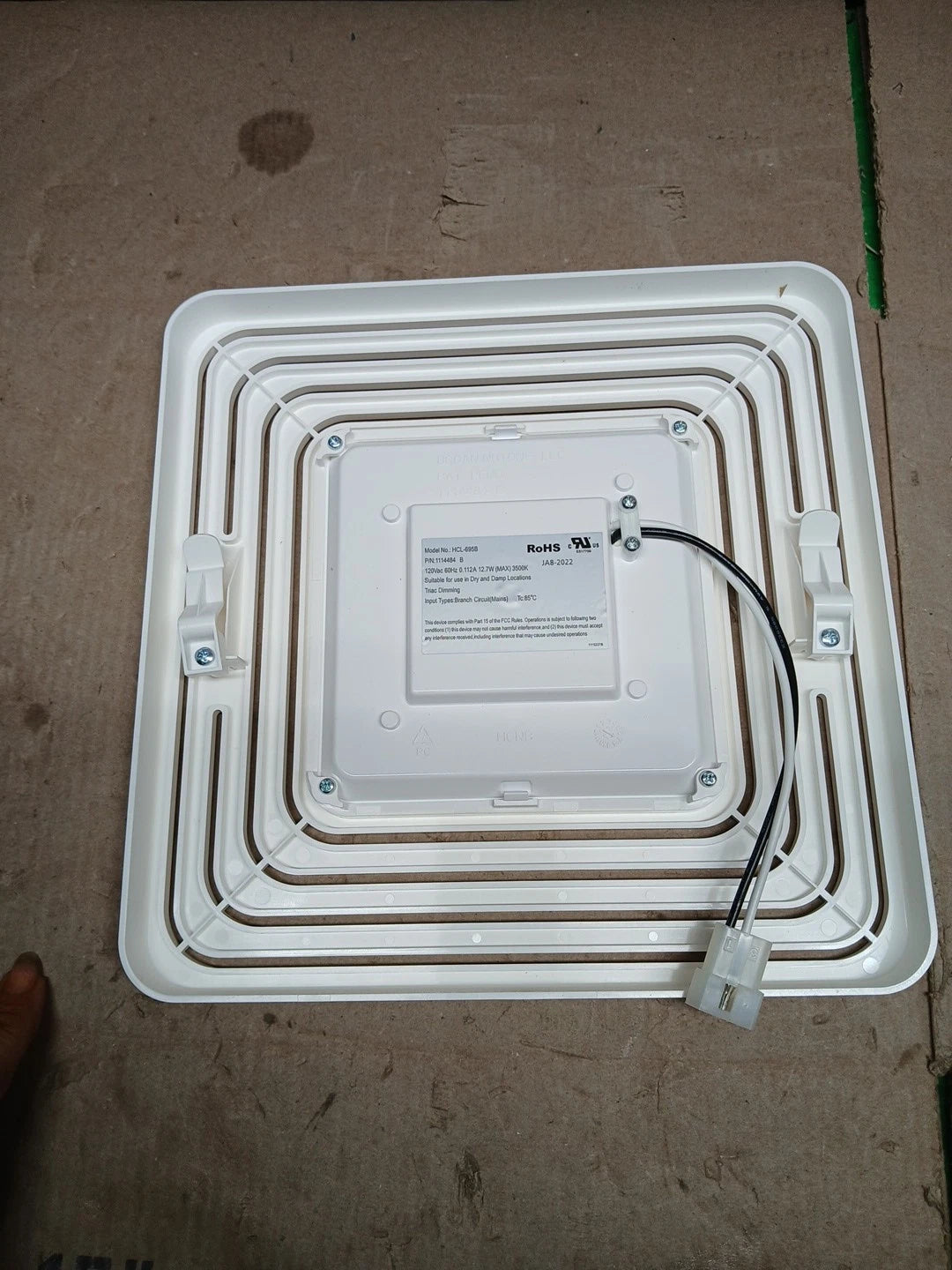 Broan NuTone BENL8 80 CFM Ceiling Bathroom Exhaust Fan with Light NEW OB