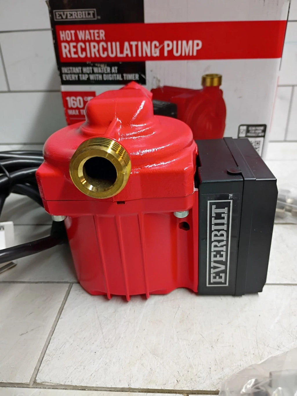 Everbilt Hot Water Recirculation Pump ~ Fully Programmable HDRCIRP Open Box READ