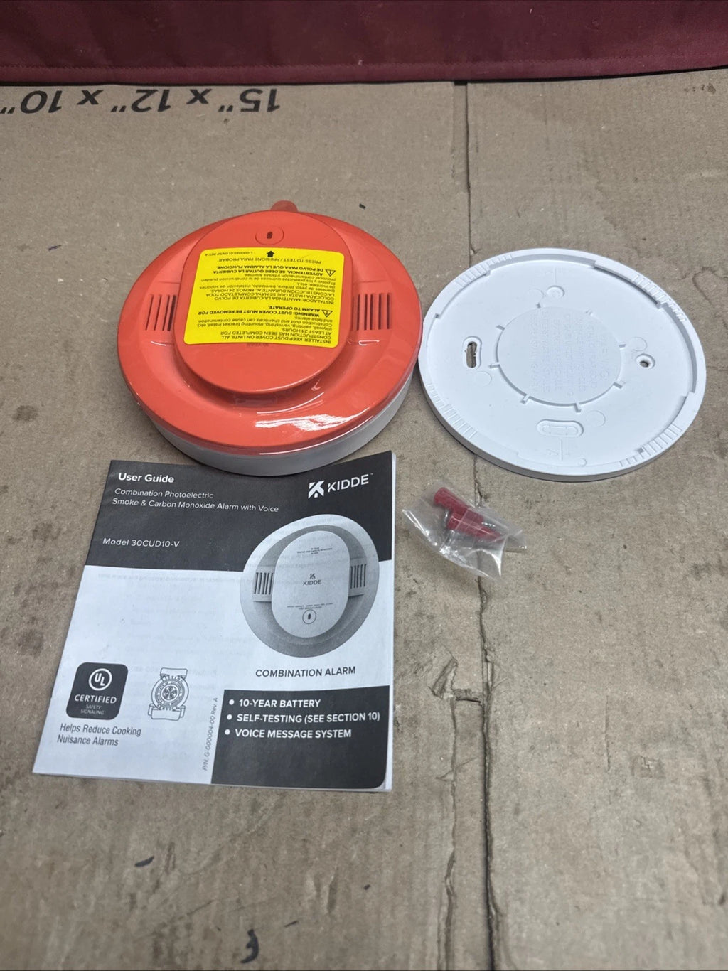 Kidde Detect 30CUD10-V Smoke + Carbon Monoxide Alarm - 10Yr Battery Voice Alerts