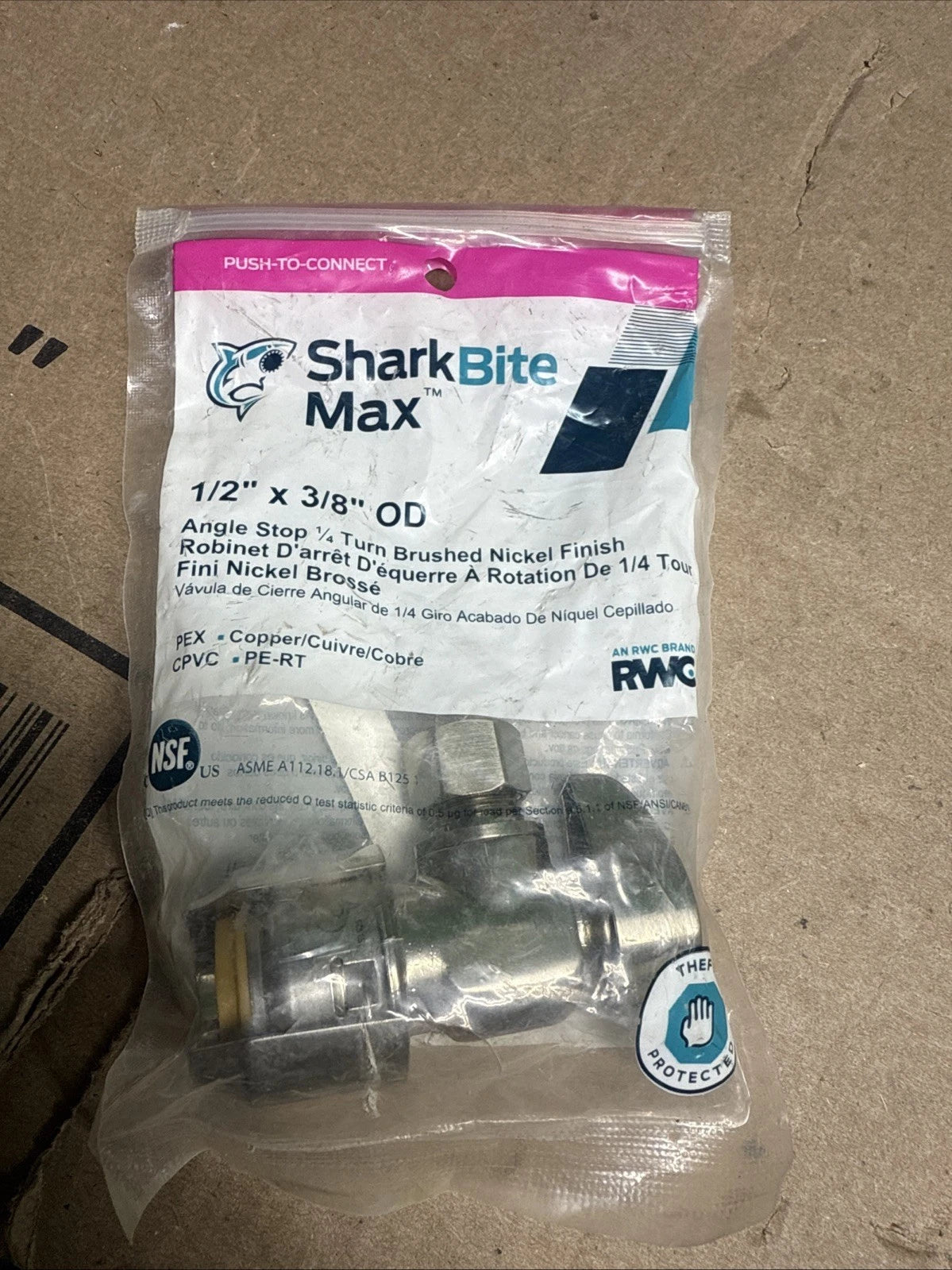 SharkBite Max 1/2” Angle Stops LOT OF ASSORTED STOPS READ DISCRIPTION