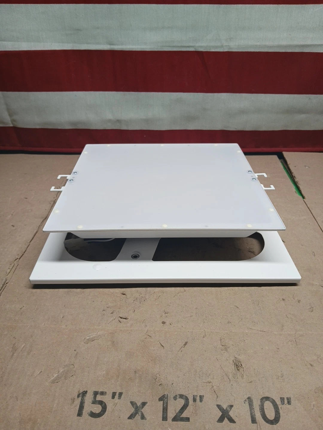 Broan NuTone AERN110LTW Bathroom Vent Fan 110 CFM LED Light 1.5 Sones "