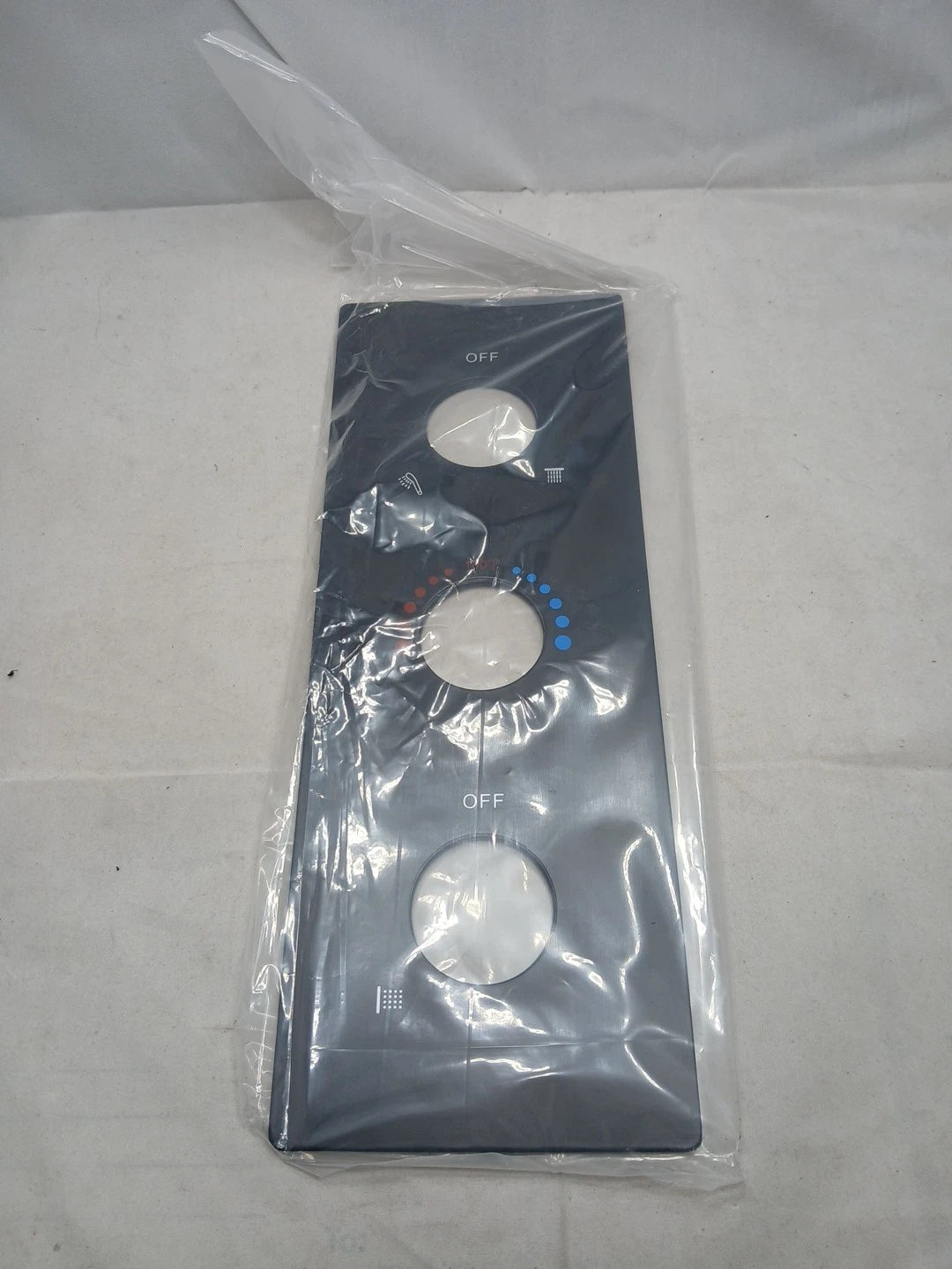 EVERSTEIN5-Spray Patterns LED Shower System 12 in. Ceiling Mount Dual...