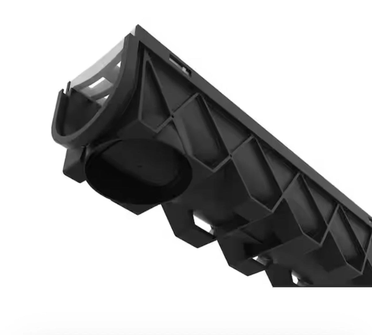 6-PACK RELN 003118 Storm Drain 5"x39.4" Channel Drain Kit w/ Black Grate