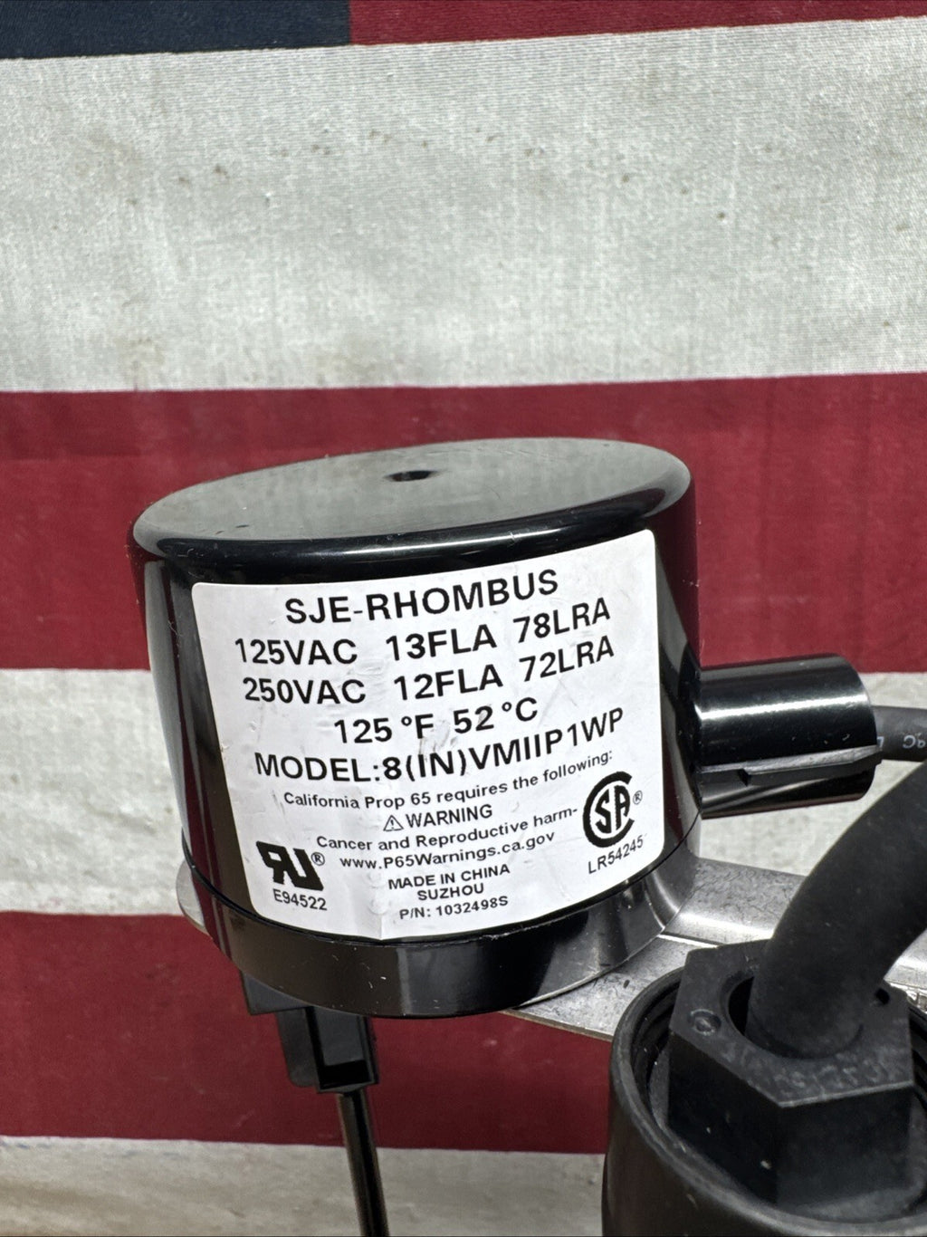 Everbilt HDSP50V 1/2 HP Submersible Sump Pump Thermoplastic Vertical., Open Box.