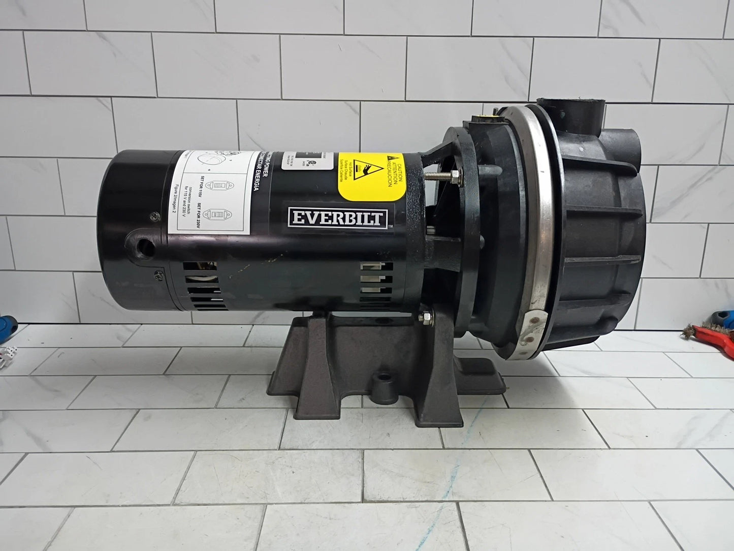 Everbilt HDLS15P Lawn Irrigation Pump Plastic 1-1/2HP FOR PARTS ONLY