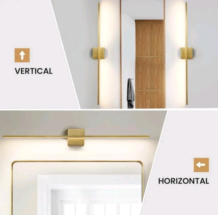 CCYCOL Gold Bathroom Vanity Light Fixtures - 39 inch Open Box