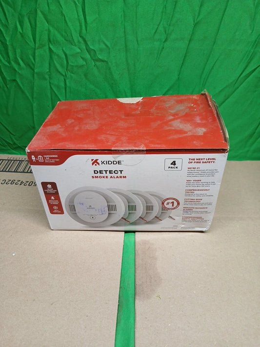 Kidde Smoke Alarm Model 20SAR Hard Wired Detector, battery, 4 Pack NEW OPEN BOX